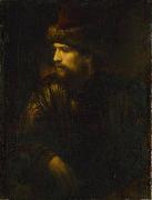 Willem Drost, Portrait of a man in a red kolpak.